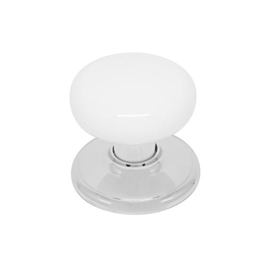 Ikonic White Heritage Door Knob - 60mm