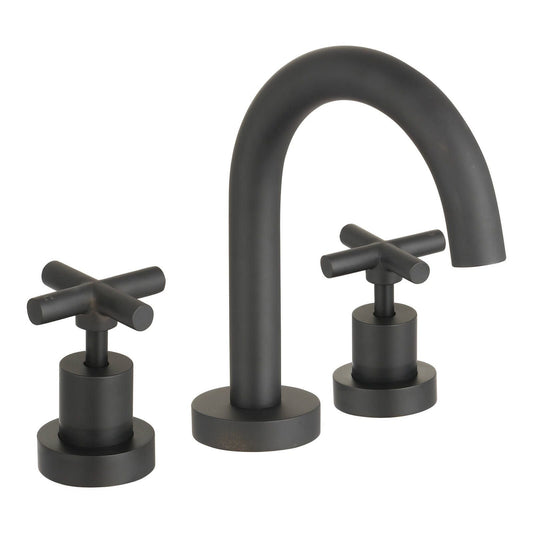 Mondella Black Matte Resonance Basin Set - 1/2 Turn - 245 x 160mm
