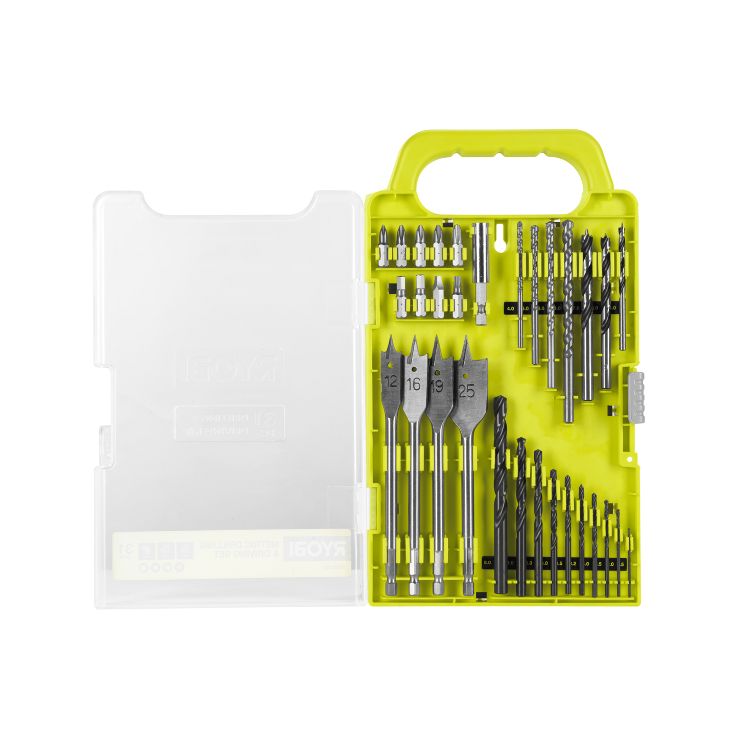Ryobi Metric Drill and Drive Set - RDD31S2 - 159 x 35 x 279mm - 31 Piece