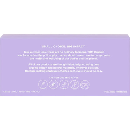Tom Organic Super Tampons 16 Pack