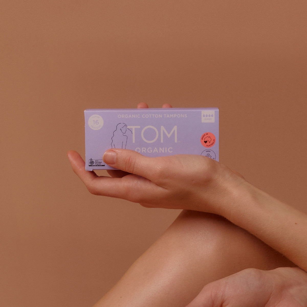 Tom Organic Super Tampons 16 Pack