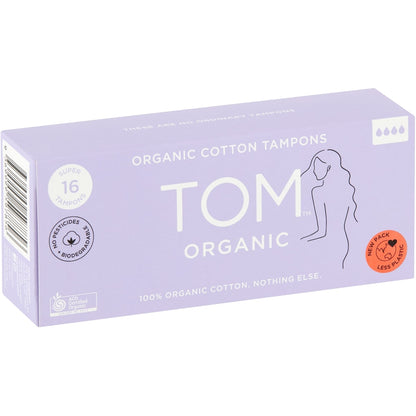 Tom Organic Super Tampons 2x8 Pack