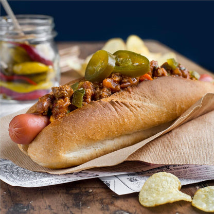 Don Famous Football Hot Dogs Skinless 375g