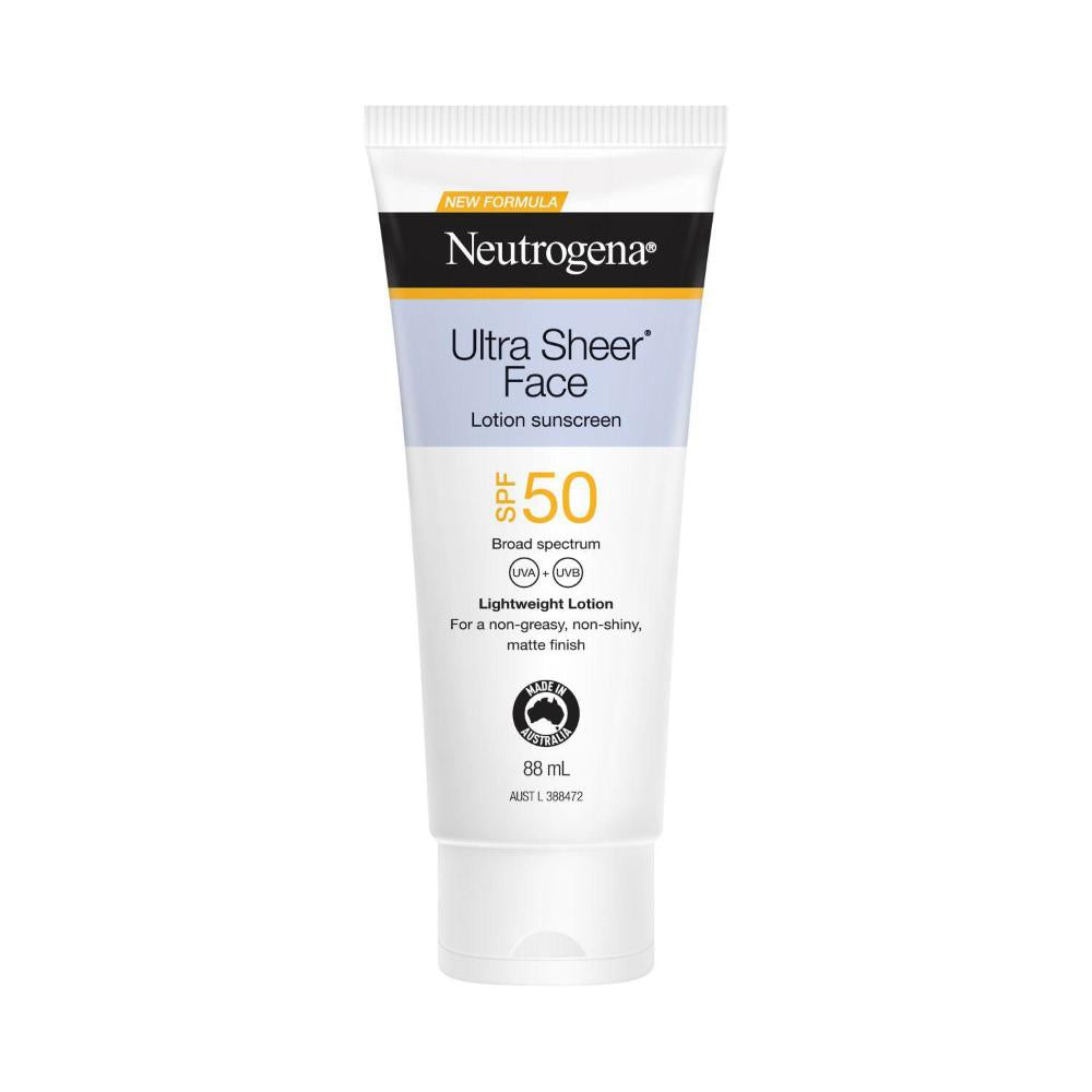 Neutrogena Ultra Sheer Face Sunscreen SPF 50 - 88mL