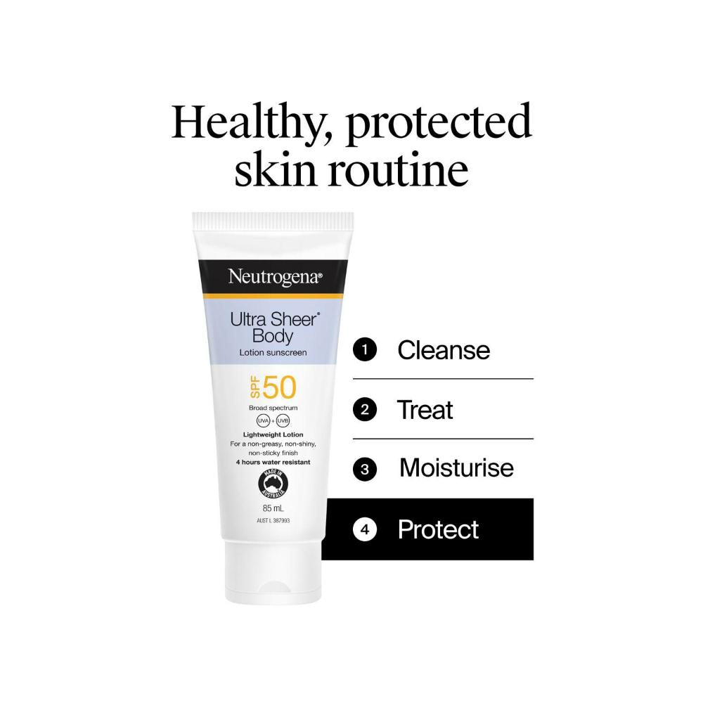Neutrogena Ultra Sheer Body Sunscreen SPF 50 - 85mL