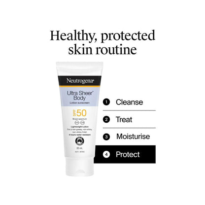 Neutrogena Ultra Sheer Body Sunscreen SPF 50 - 85mL