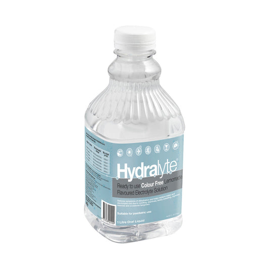 Hydralyte Liquid Lemonade Colour Free - 1L