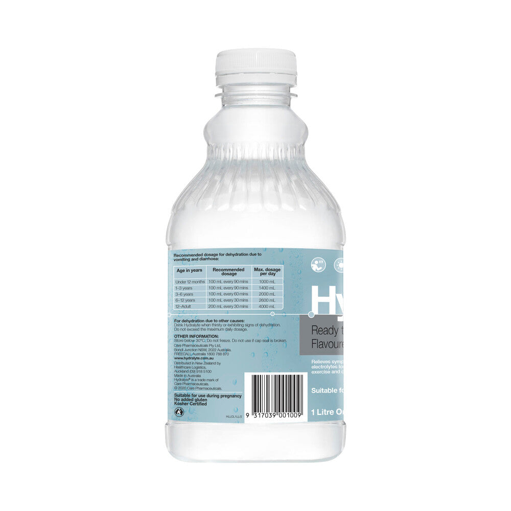Hydralyte Liquid Lemonade Colour Free - 1L