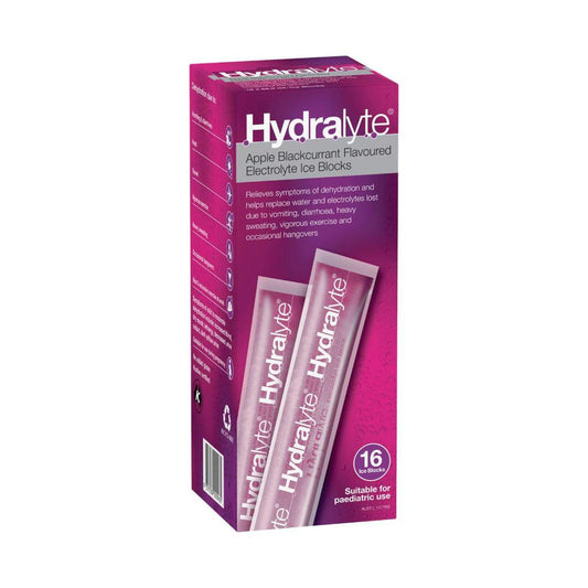 Hydralyte Ice Block Apple Blackcurrant - 16 pack