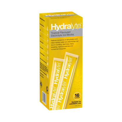 Hydralyte Ice Block Tropical - 16 pack