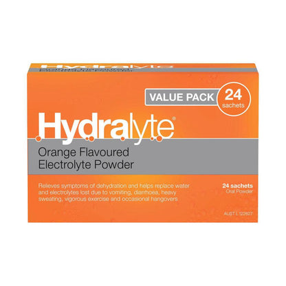 Hydralyte Sachet Orange - 24 pack