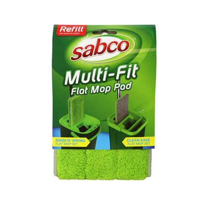 Sabco Multi-fit Flat Mop Pad - 1 each