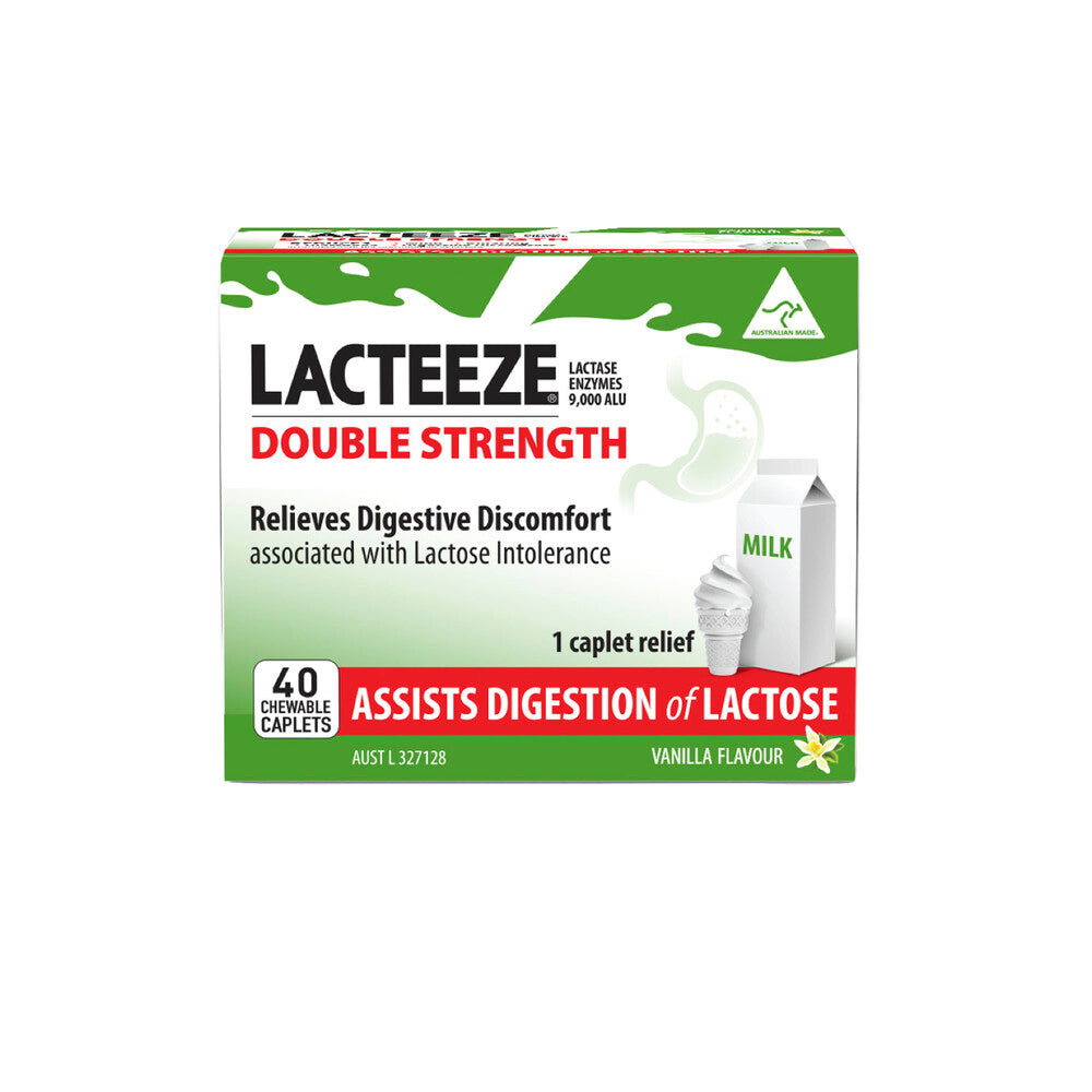 Lacteeze Double Strength Chewable - 40 pack