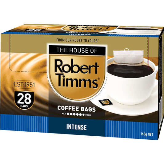 Robert Timms Intense Coffee Bags 28 Pack