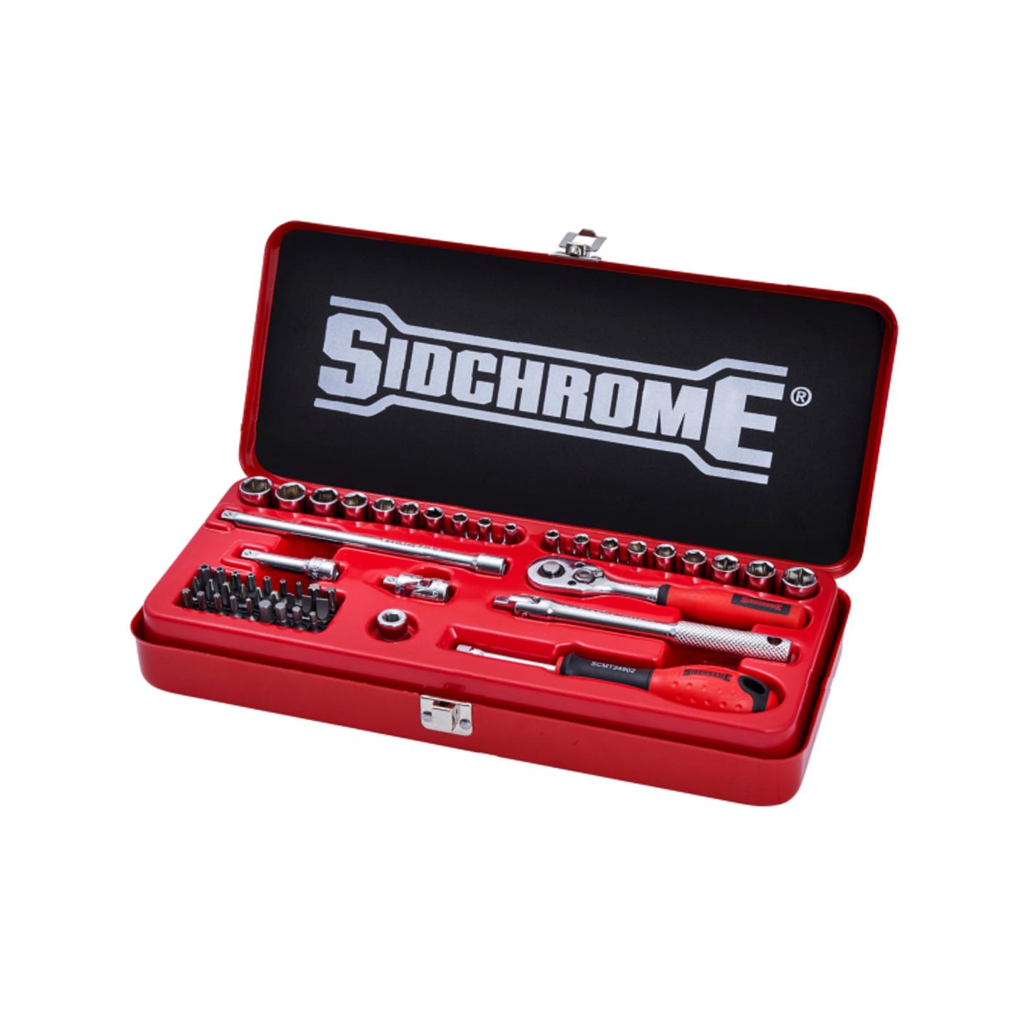Sidchrome Socket Set - 53 Piece - 1/4" Drive
