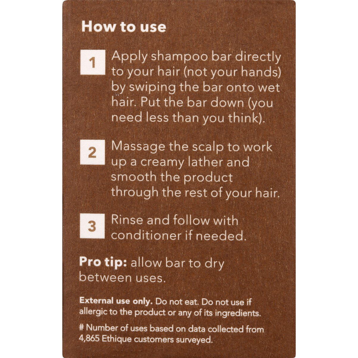 Ethique Solid Shampoo Bar Frizz Wrangler Dry Or Frizzy Hair 110g