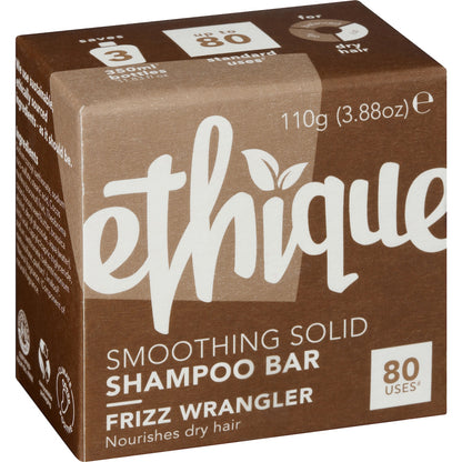 Ethique Solid Shampoo Bar Frizz Wrangler Dry Or Frizzy Hair 110g