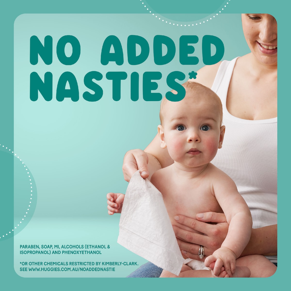 Huggies Gentle Cleanse Baby Wipes Fragrance Free 240 Pack