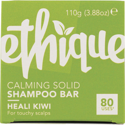 Ethique Solid Shampoo Bar Heali Kiwi Touchy Scalps 110g