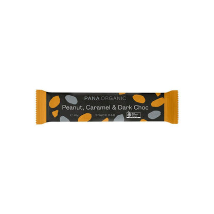 Pana Organic Dark Choc Peanut Caramel Snack Bar - 40g