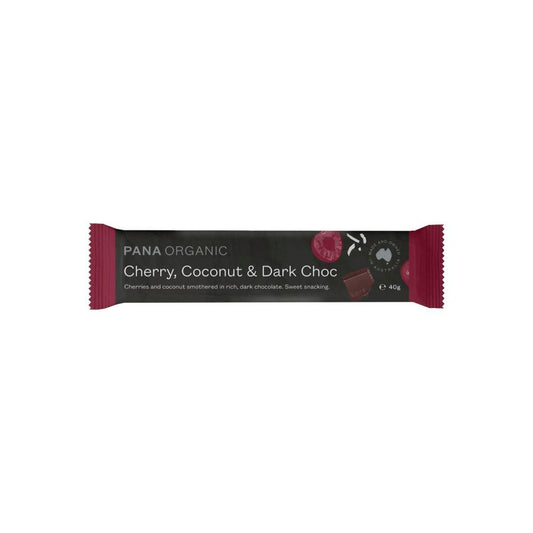 Pana Organic Dark Choc Cherry Coconut Snack Bar - 40g