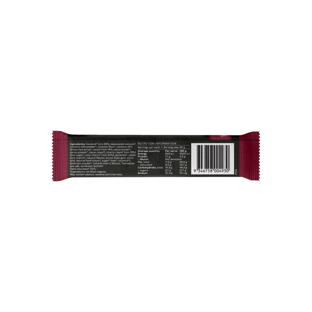 Pana Organic Dark Choc Cherry Coconut Snack Bar - 40g