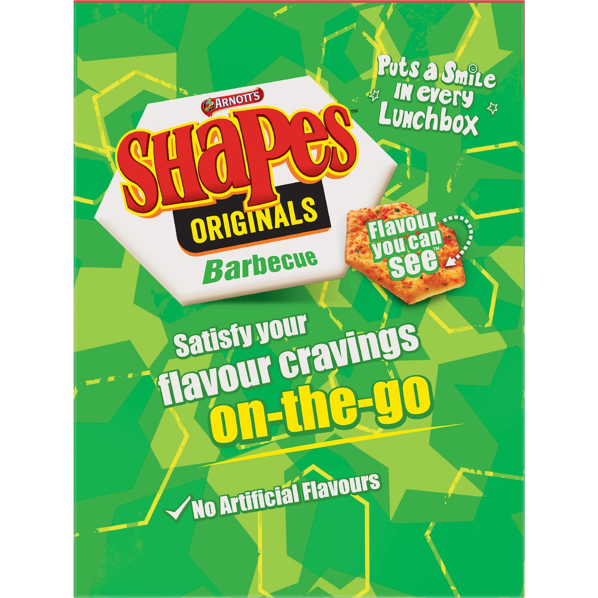 Arnotts Shapes Cracker Biscuits Barbecue 8 Pack