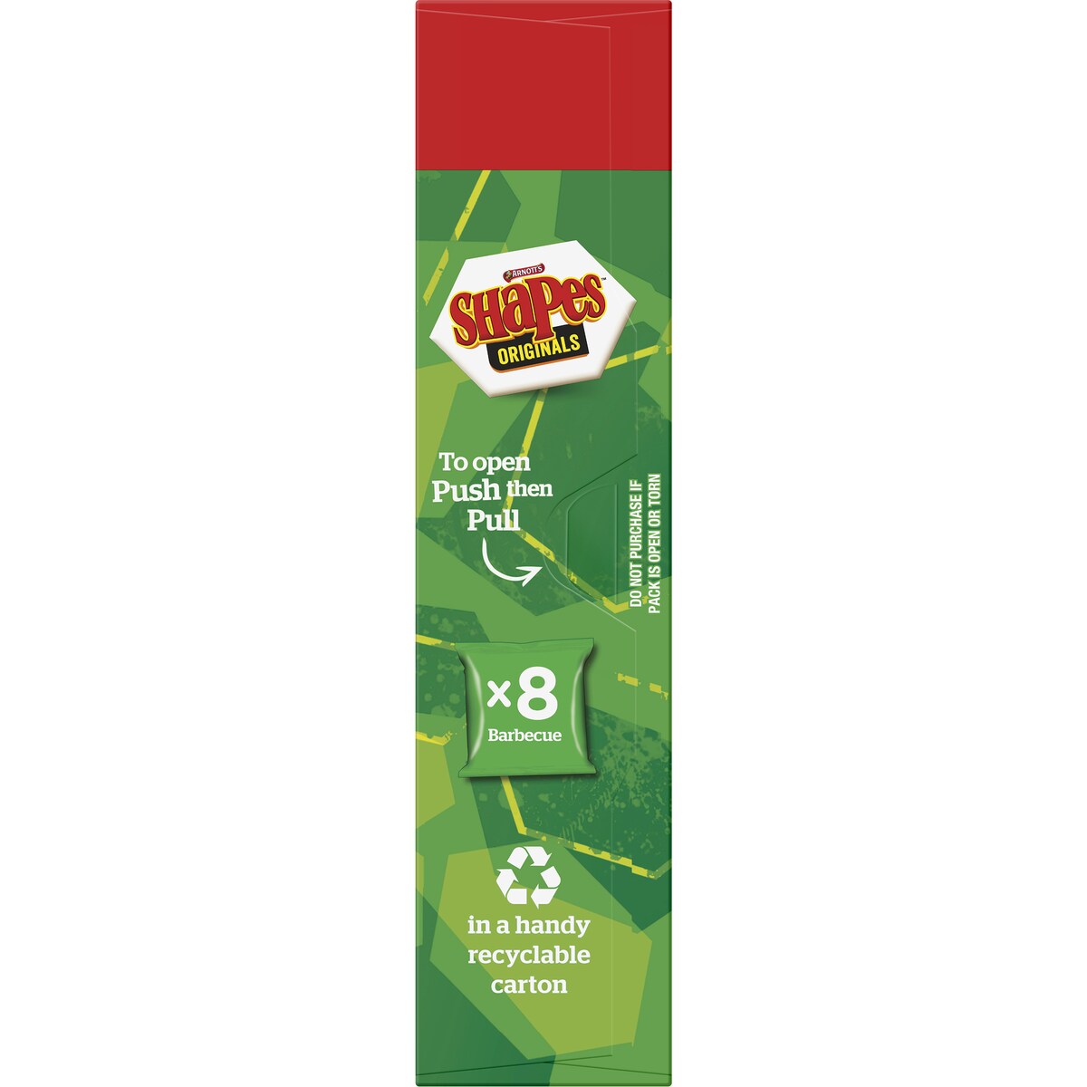 Arnotts Shapes Multipack Cracker Biscuits Barbecue 8 pack