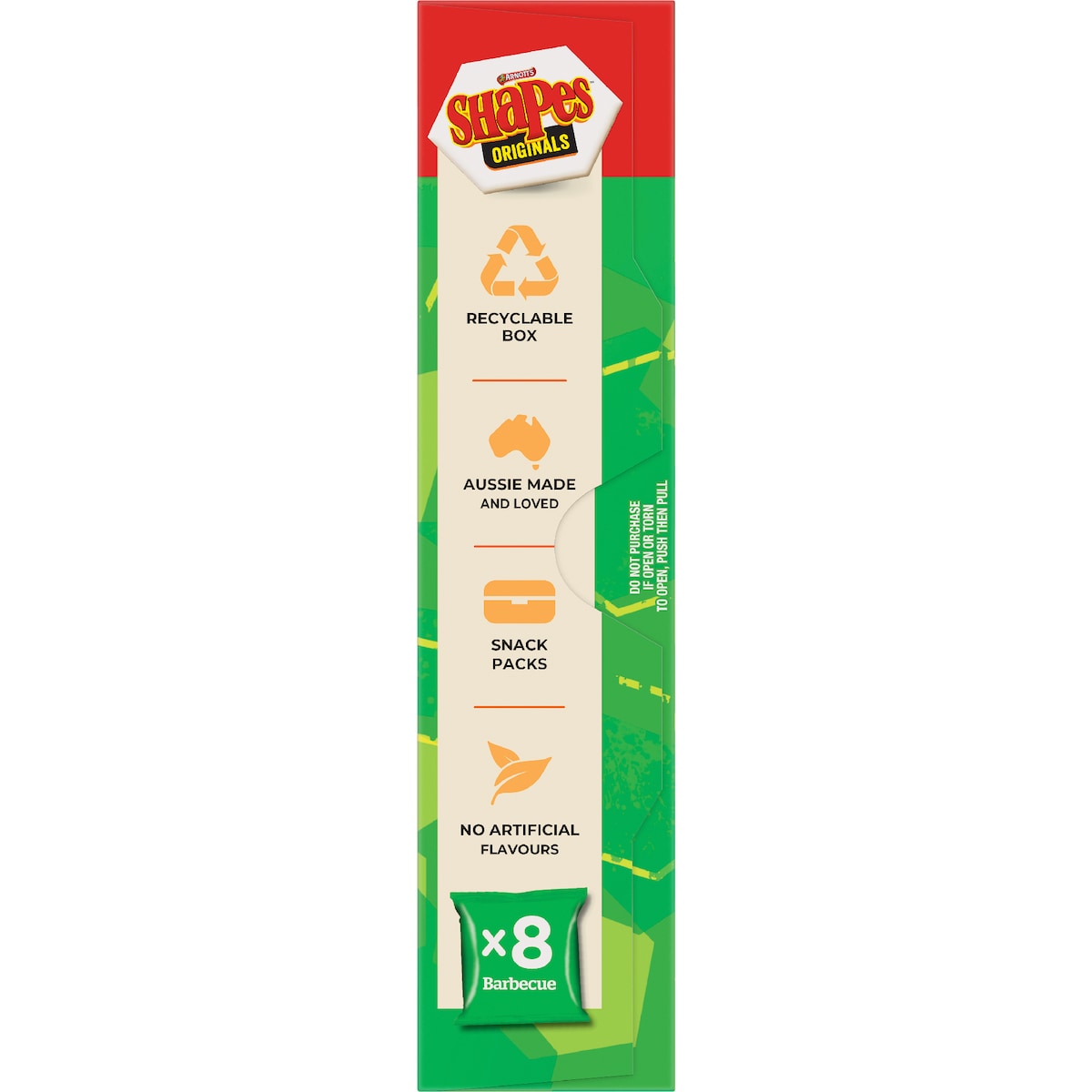 Arnotts Shapes Cracker Biscuits Barbecue 8 Pack