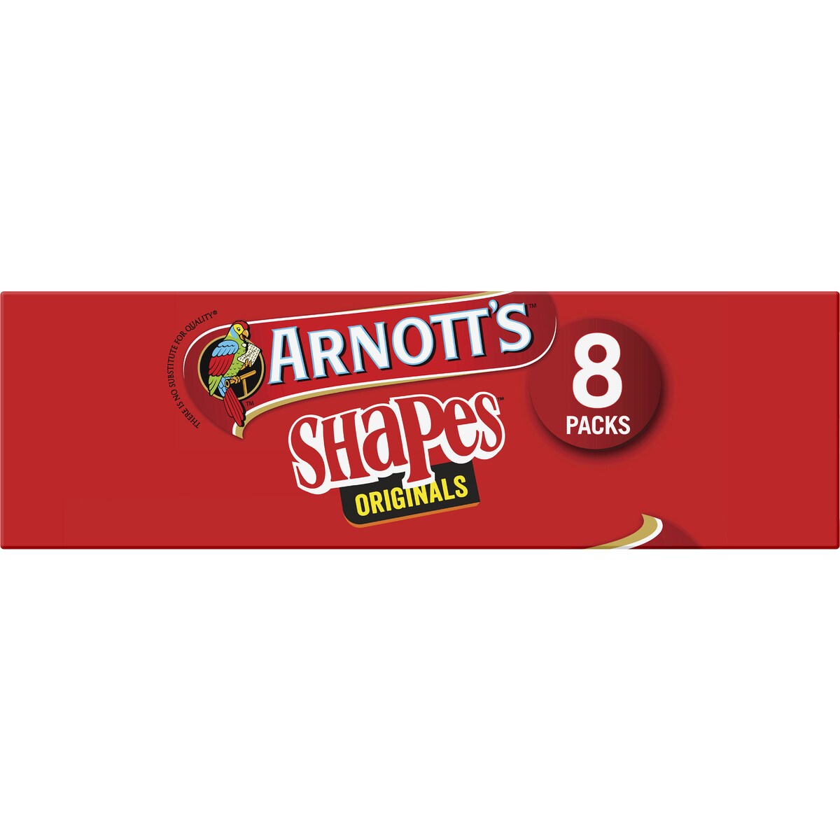 Arnotts Shapes Multipack Cracker Biscuits Barbecue 8 pack