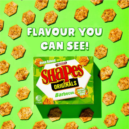 Arnotts Shapes Cracker Biscuits Barbecue 8 Pack