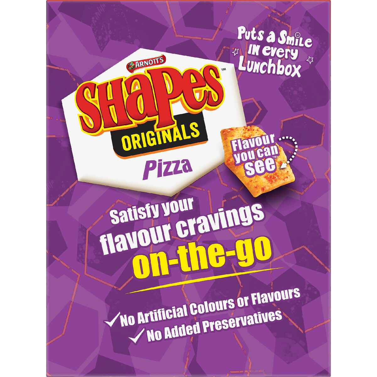 Arnotts Shapes Multipack Cracker Biscuits Pizza 8 pack