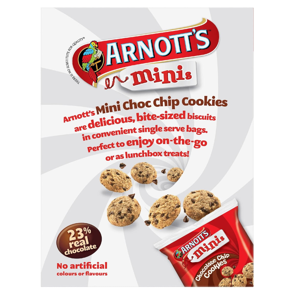 Arnotts Mini Choc Chip Cookie Multipack Biscuits 7 pack