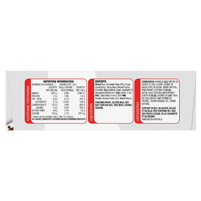 Arnotts Mini Choc Chip Cookie Multipack Biscuits 7 pack