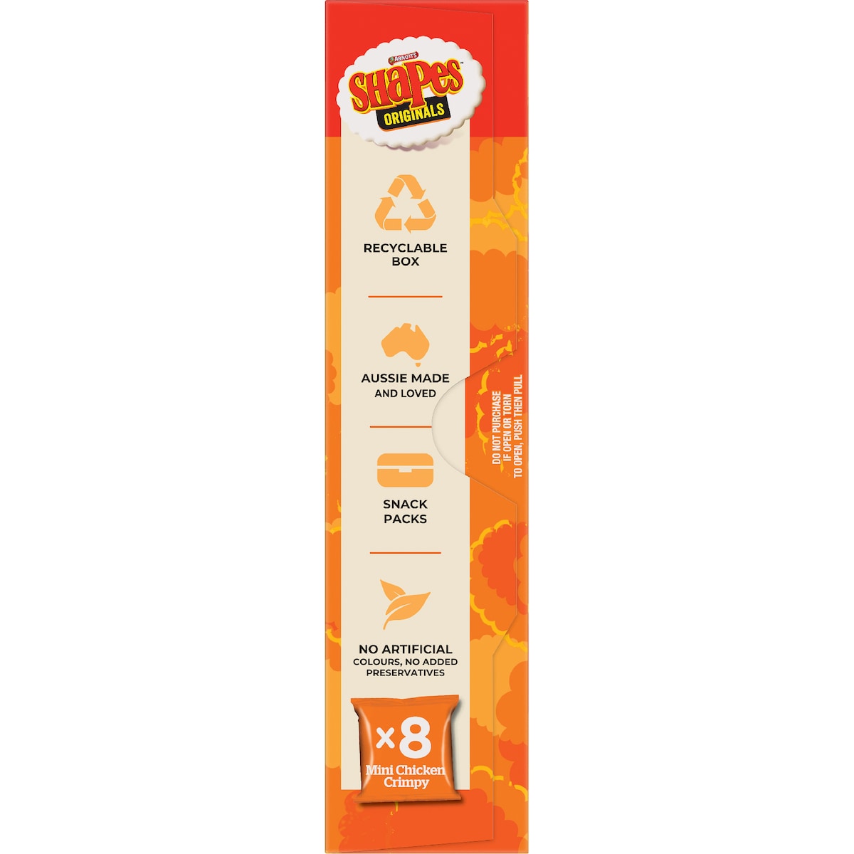 Arnotts Shapes Multipack Crackers Mini Chicken Crimpy 8 Pack