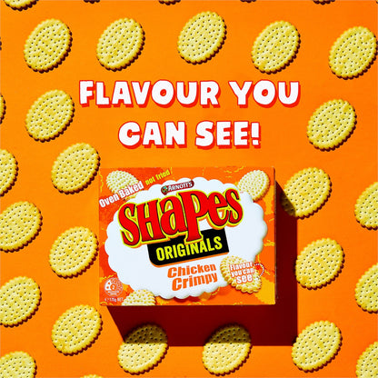 Arnotts Shapes Multipack Crackers Mini Chicken Crimpy 8 Pack