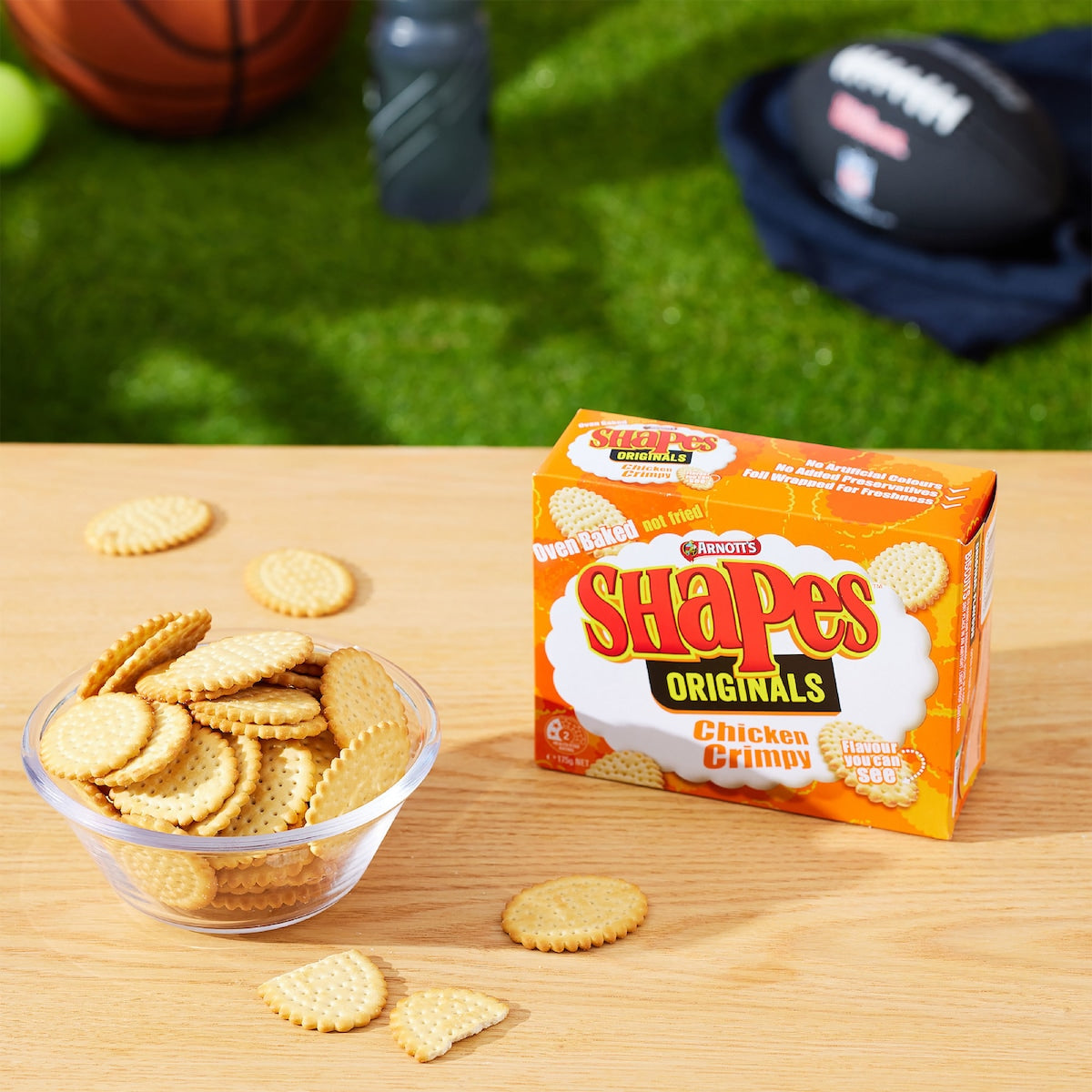 Arnotts Shapes Multipack Crackers Mini Chicken Crimpy 8 Pack