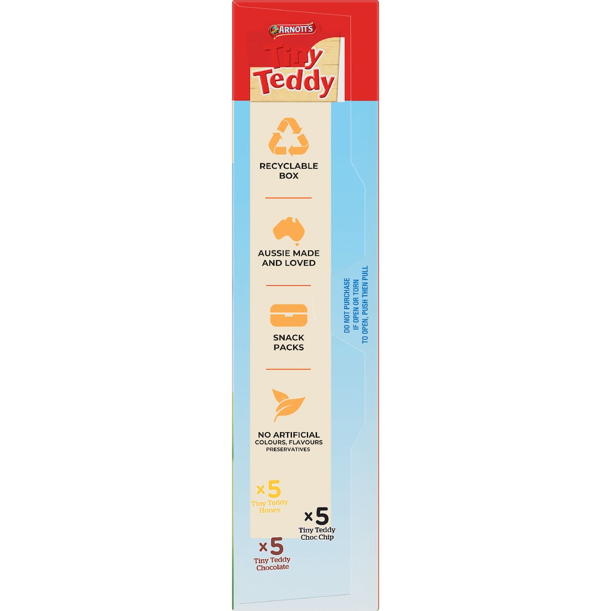 Arnotts Tiny Teddy Variety Biscuits 15 Pack