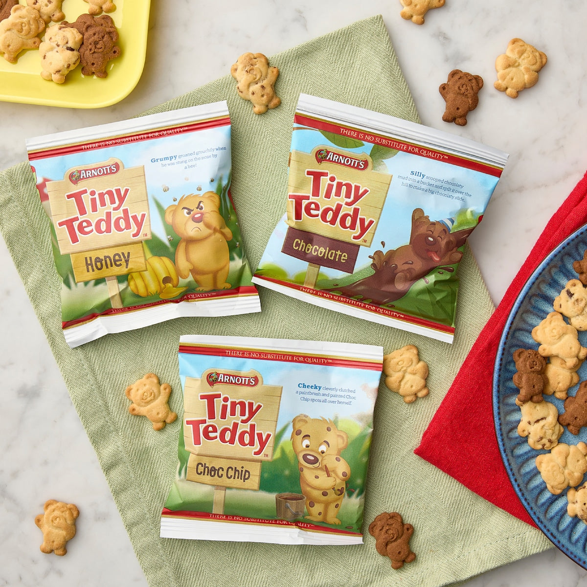 Arnotts Tiny Teddy Variety Biscuits 15 Pack