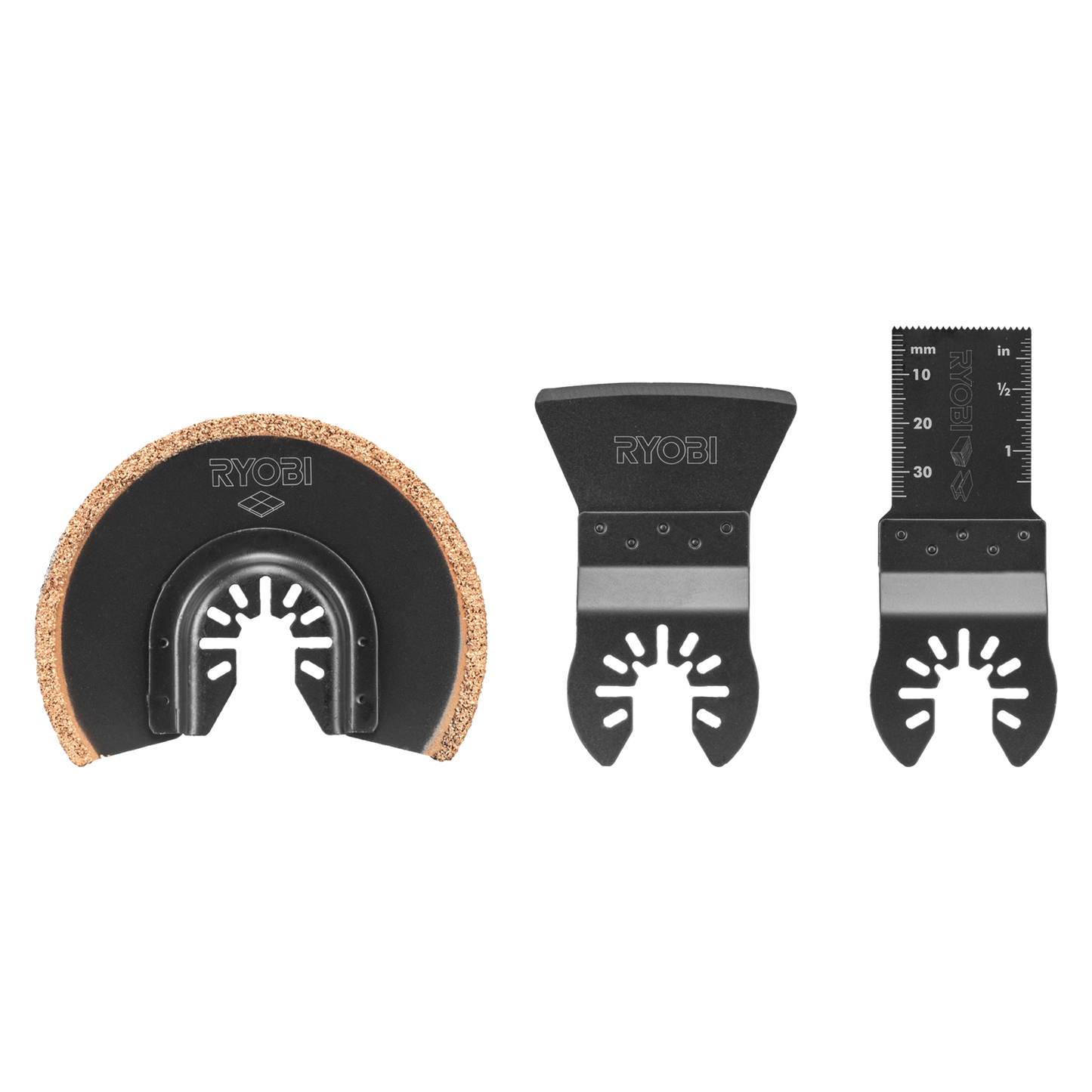 Ryobi Multi Tool Tile Blade Set - 91mm - 3 Piece