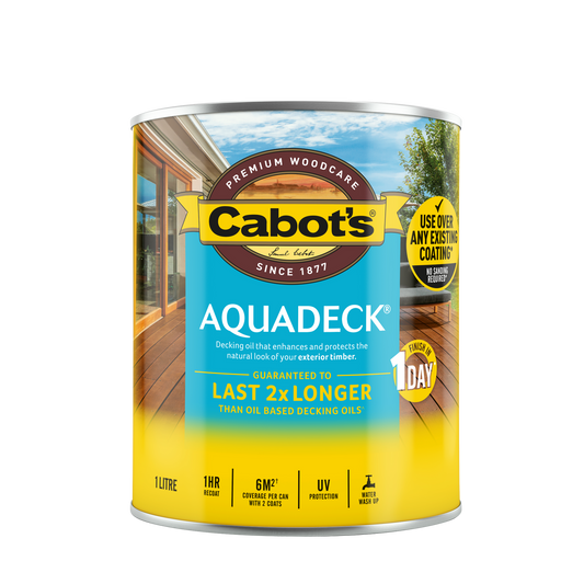 Cabot Aquadeck Decking Oil - 1L