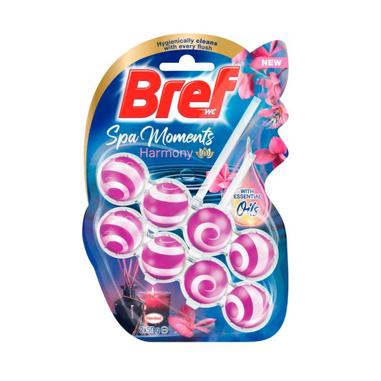 Bref Spa Moments Toilet eaner Rim Block Harmony 2x50g - 100g