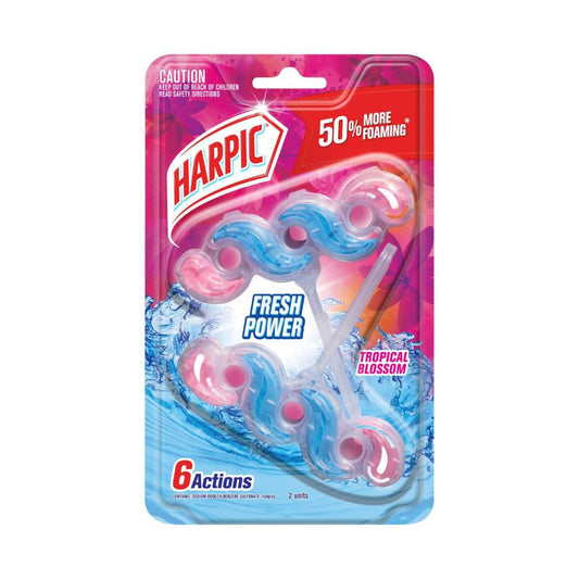 Harpic Fresh Power Tropical Blossom Itb - 2 Pack