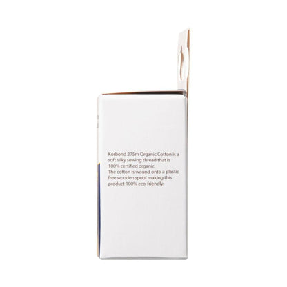 Korbond Organic Cotton Thread Black - 1 each