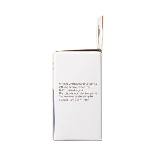 Korbond Organic Cotton Thread Black - 1 each