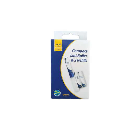 Korbond Compact Lint Roller 2 Refills - 1 each