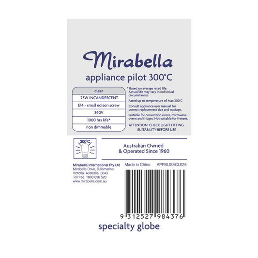 Mirabella Appliance Pilot T22 Ses ear 25w - 1 Each