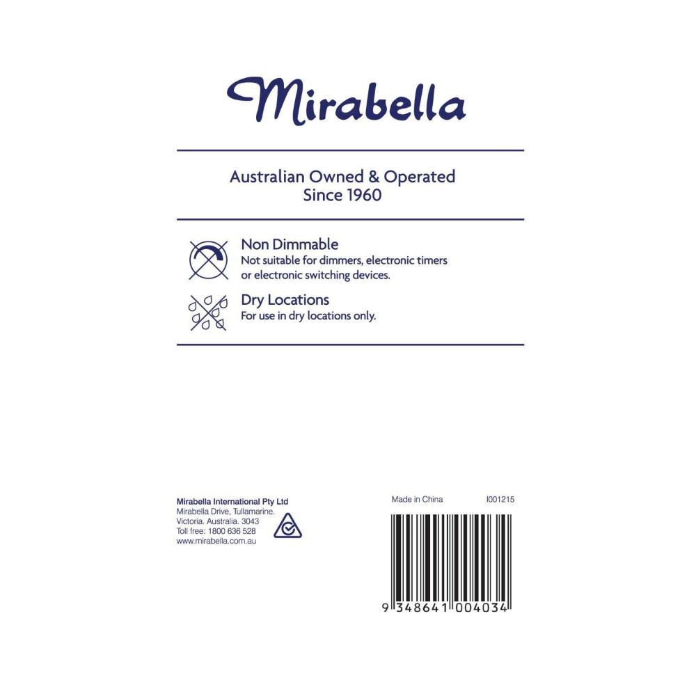 Mirabella Led G95 Filament Amber Es 2w 150lm 1800k - 1 Each