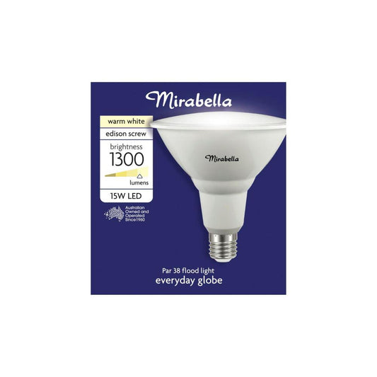 Mirabella Colour Box Led Par 38 Es 15w 1300lum 3000k - 1 Each