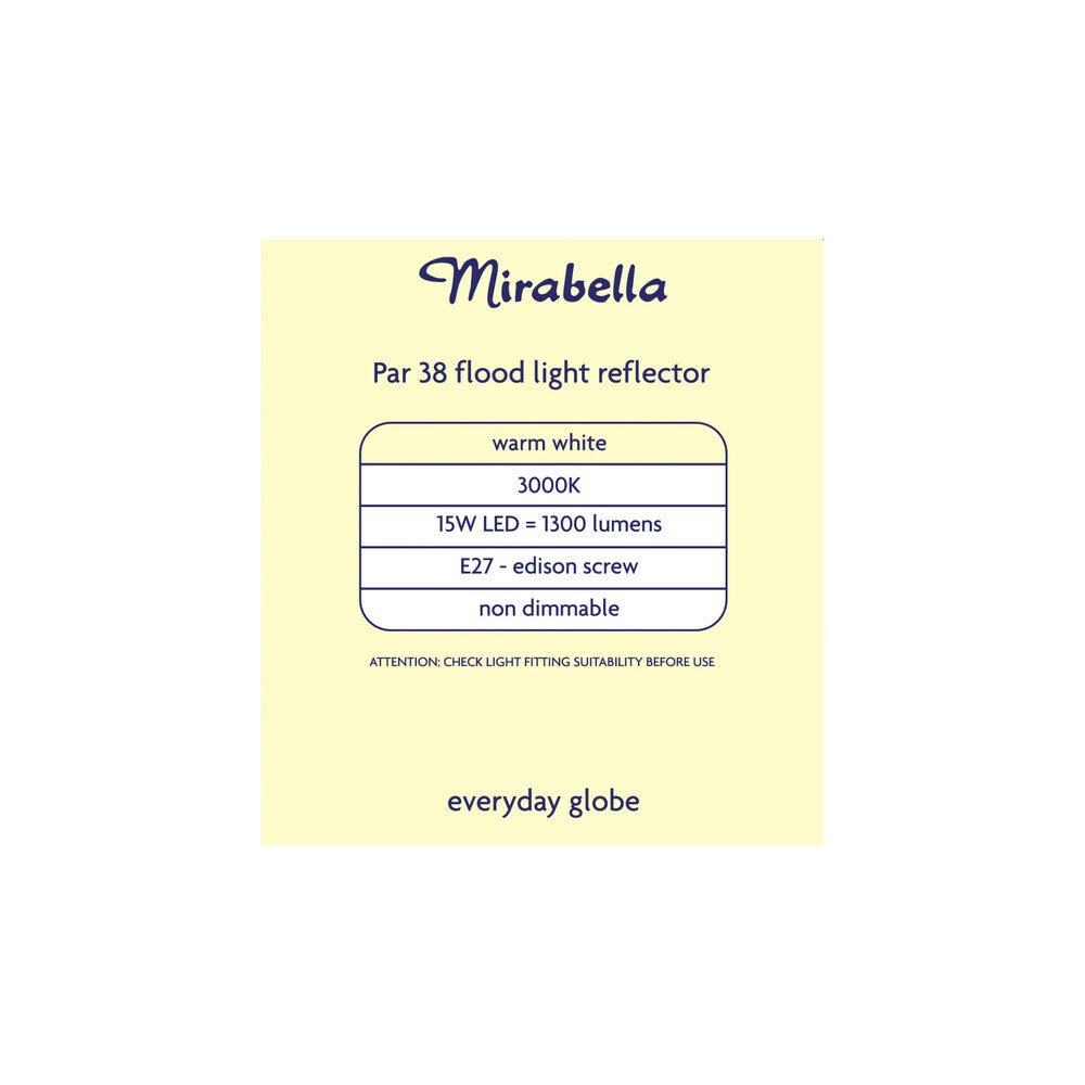 Miirabella Colour Box Led Par 38 Es 15w 1300lum - 1 each